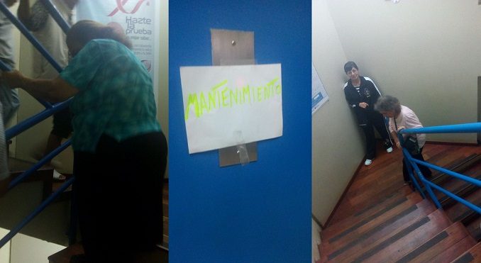 prensa la eskina adultos mayores obligados a subir al 6to piso por ascensor malogrado