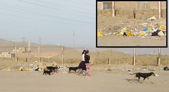 prensa la eskina patrimonio huaca culebras ventanilla afectado con basura