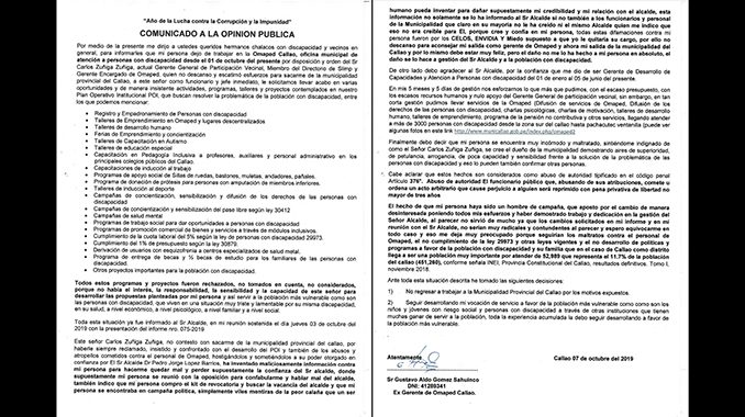 carta renmuncia aldo gomez