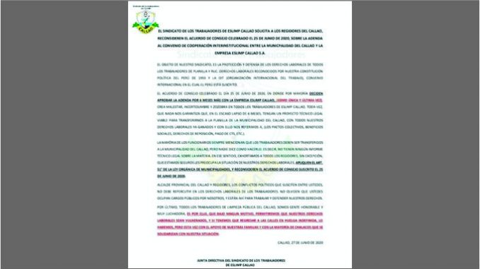 carta eslimp